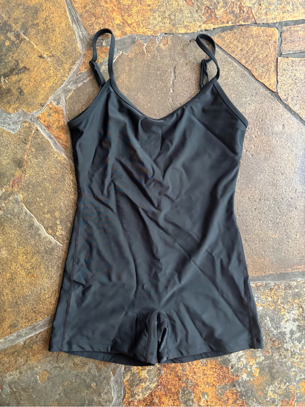 Abysse Hawkins One Piece Bodysuit Black L Euc